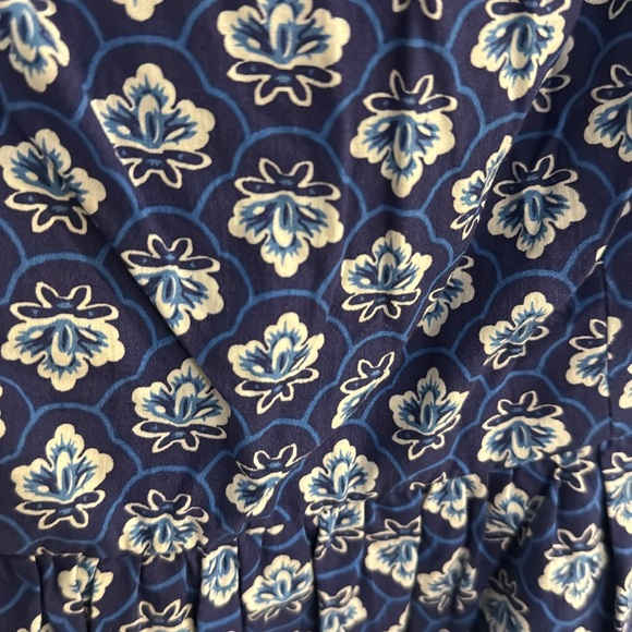 Aqua for Bloomingdales Floral Blue dress L - Picture 2 of 3